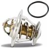 Bohaner Termostato refrigerante 87 °C con guarnizione 044121113 per VW Golf IV Hatchback (1J1) Passat B5 B6 A.u/D-i 100 80 A4 Seat Skoda 1.6 1.9 2.0 TDI