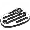 DUZEPA Accessori per motociclette Triumph Bonneville T120 T100 Bobber 1200 Nero T120 Tappo del cilindro del freno anteriore in alluminio per motocicletta Coperchio del serbatoio del liquido