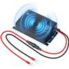 Paicreate Repellente Ultrasuoni Topi per Auto 12V Martora per Auto con Ultrasuoni 12-24KHz Repellente Topi per Autos a Doppia Azione con LED Alimentazione a Batteria Veicolo Cavo da 50cm per Motore e Van