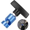 CGEAMDY Morsetto del Montante del Cofano, Morsetto di Supporto del Sollevamento del Cofano per Auto, Strumento di Fermo per Fermo Ammortizzatore in Lega di Alluminio per Bagagliaio(Blu)