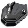 LLIDFONK Per ADV350 ADV 350 2021 2022 2023 2024 2025 2026 accessori moto cavalletto cavalletto laterale allargamento del piede ingrandito (nero)