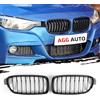 AggAuto Griglia per radiatore anteriore, 8 pezzi, per BMW Serie 3, F30/F31, 2012-2018