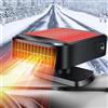 KQLHLHDYZ Riscaldatore portatile per auto, 12 V 200 W, 2 in 1, riscaldamento e raffreddamento rapido, sbrinatore per parabrezza, riscaldatore per parabrezza dell'auto, con spina accendisigari e