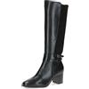 CAPRICE Stivali da donna con tacco a blocco eleganti, Nero (Black Comb), 38,5 EU