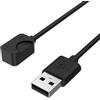 MoKo Caricatore Compatibile con Samsung Galaxy Fit 3, Caricabatterie Magnetico con Cavo di Ricarica USB da 1 M, Nero