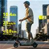 JOYOR F5 Scooter Elettrico Motore da 500 W, Batteria 48 V 10,4 Ah Pieghevole da Viaggio in Città Scooter Elettrico All-Terrain Pneumatici per Pendolari da 8 pollici