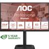 AOC E4 24E4CV Monitor PC 60,5 cm (23.8") 1920 x 1080 Pixel Full HD LED Nero [24E4CV]