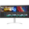 LG 38BQ85C-W Monitor PC 95,2 cm (37.5") 3840 x 1600 Pixel Quad HD+ Bianco [38BQ85C-W.AEU]