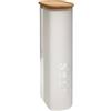 5 five simply smart 5Five - Contenitore per alimenti trasparente in bambù e vetro borosilicato - 2,25 l - 13x9x30,8 cm - Contenitore per alimenti, accessorio da cucina