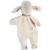 Fehn pupazzo a mano di pecora NATUR - compagno di giochi, aiuto per il sonno, pupazzo a mano e peluche con cotone da cotone da coltivazione biologica - per neonati e bambini da 0+ mesi