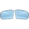 Riloer Car Side Mirror Glass, Specchietto retrovisore con funzione di riscaldamento, Compatibile con Mercedes-Benz W203 W211, Blu/Bianco, 2038100121 2038101021