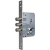 Tesa R201B6SCAI Serratura di Sicurezza da Incasso per Porte in Legno, Entrata Standard, Finitura inox, Catenacci da 14 mm, Meccanismo Protetto e Montaggio Facile