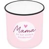 GRUSS & CO Lieblingskerze in Emailleoptik Motiv Mama
