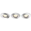 Philips Hue White Ambiance Adore, 3 Faretti da Bagno Smart, Bluetooh, 5.5 W, Alluminio, Telecomando Dimmer Switch Incluso