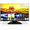 Cello C2224WS Smart TV 22 Pollici 12V / 12 Volt per Camper, Roulotte, Barca e Camion, WebOS, Bluetooth, Audio Pitch Perfect
