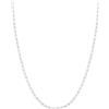 FOCALOOK Collana Donna Sottile in Acciaio Inossidabile da 1,8mm/3mm Collana Donna Lungha Placcato Nero/Oro/Oro Rosa Catena di Ricambio 36-61cm+5cm Confezione Regalo