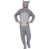 SMIFFYS Costume da lupo, Tuta integrale con cappuccio Halloween