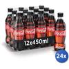 Coca-cola 24x Multipack Coca Cola Bottiglia Ml 450 Zero
