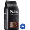 Pellini 6x Multipack Caffe Pellini N 9 Cremoso Grani Kg 1