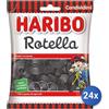 Haribo 24x Multipack Caramelle Haribo Rotella Liquirizia Gr 175