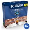 Borbone 8x Multipack Caffe Borbone Macinato Nobile 2X250