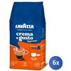 Lavazza 6x Multipack Caffe Lavazza Kg 1 Grani Crema Gusto Forte