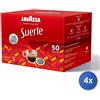 Lavazza 4x Multipack Caffe Lavazza Cialde Suerte X 50