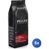 Pellini 6x Multipack Pellini Caffe N 4 Crema Tradizion Grani Kg 1