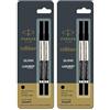 Parker Quink Roller Ball Refill Inchiostro nero Penna a sfera con punta...