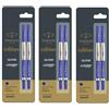 Parker Quink Roller Ball Refill Inchiostro blu Punta media Pennino Roller...