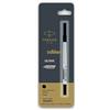Parker Refill per penna a sfera Parker Quink Roller Refill fine medio blu nero