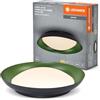LEDVANCE Plafoniera LED Orbis Plate, nero-verde, 35W, 1700lm, 3000K, 430mm, 830 bianco caldo amichevole, dimmerabile in 3 livelli tramite calcio, protezione IP20, viti di montaggio e tasselli inclusi