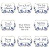 Kate Aspen 28539NA Blue Willow Collection, carta, kit di cartelli decorativi (set da 8)