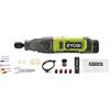RYOBI RRT4-120GA15 Mini Utensile Multifunzione - 4V - 1 Batteria 2.0Ah - 1 Cavo USB C - 15 Accessori