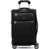 Travelpro Platinum Elite Softside Expandable Carry on Luggage, 8 Wheel Spinner Suitcase, USB Port, Laptop and Tablet Sleeves, Men and Women, Shadow Black, Carry On 20-Inch