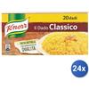 Knorr 24x Multipack Dadi Knorr Classico 20 Cubi Senza Glutine