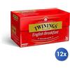 Twinings 12x Multipack The Twinings Classic English Breakf. X25 Gr50