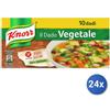 Knorr 24x Multipack Dadi Knorr Vegetale 10 Cubi Senza Glutine