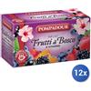 Pompadour 12x Multipack Pompadour Infuso Frutti Di Bosco X20 Gr60