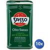 Sasso 10x Multipack Olio Sasso Oliva Latta Lt 1,050