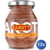 Zarotti 12x Multipack Alici Zarotti Filetti Gr 140 Olio Girasole