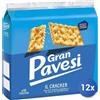 Gran pavesi 12x Multipack Crackers Gran Pavesi Non Salati Azzur Gr 560