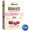 Falcone 12x Multipack Falcone Amaretti Morbidi Lampone Gr 170