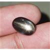 colori di gemme 3,61 Ct Naturale Ovale 8 Raggi Stella Nera Pietra Solare Cabochon Qualità AAA...