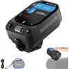 NEEWER QZ-S 2.4G TTL Wireless Flash Trigger Transmitter, 1/8000s HSS, Compatible with Sony ZV-E10 A6400 A7III A7IV Cameras Godox IT32 V1 V100 AD200 Pro II, 1000mAh Battery/CM Switch/OLED Touchscreen