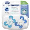 Chicco Succhietto Comfort Boy In Silicone 6-16 Mesi 2 Pezzi 1 St