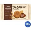 Glabutera 10x Multipack Galbusera Biscotti Piu' Integrali Frollini Gr330