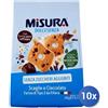 Misura 10x Multipack Misura Biscotti Dolcesenza Scaglie Cioccolata Gr290