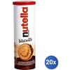 Ferrero 20x Multipack Ferrero Nutella Snack Biscuits Tubo Gr 166