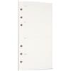 Zelten 1 Pack A6 45 fogli/90 pagine Settimanale Planner Foglia sciolta Punzonata Carta Ricariche per 6 fori Binder Personal Organizer Diario Notebook Ricaricabile Planner